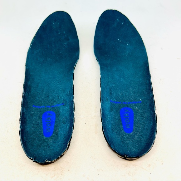 Wolky Black w/Red Metallic Shimmer Valentine Ballernina Wedges, size 40 US 9 - Picture 6 of 11